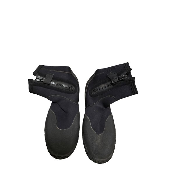 Neo Sport 3MM Neoprene Zippered Dive Ankle Boots For Water Sports Size 10 - Picture 1 of 11